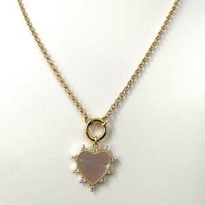 Gold Heart Pendant Necklace